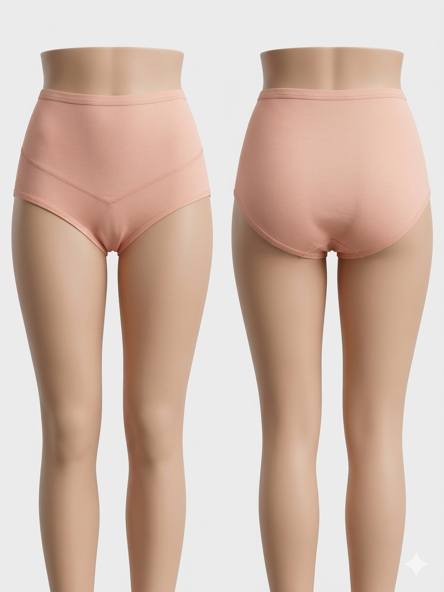 2032 - Pack x3 Panties de Control de Abdomen en Algodón St.Efan