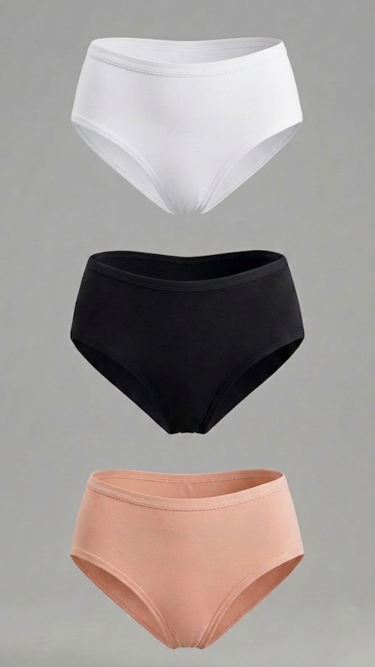 2048 - Pack x3 Panties Clásico con Elástico Ancho St.Efan