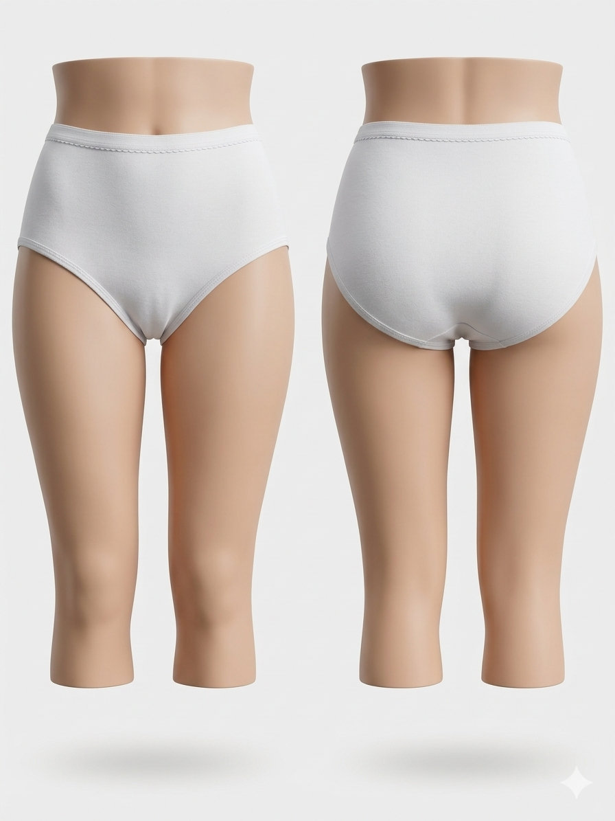 2048 - Pack x3 Panties Clásico con Elástico Ancho St.Efan