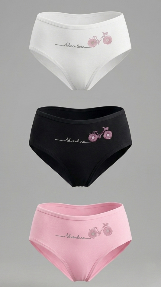 2054 - Pack x3 Panties Estampado St.Efan