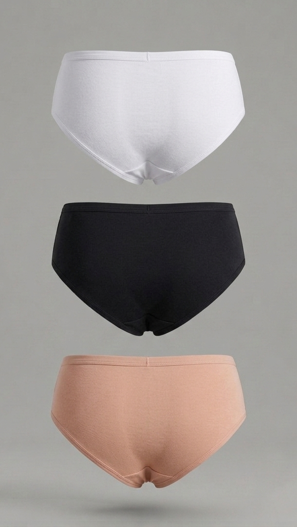 2052 - Pack x3 Panties Clásicos a la Cintura St.Efan