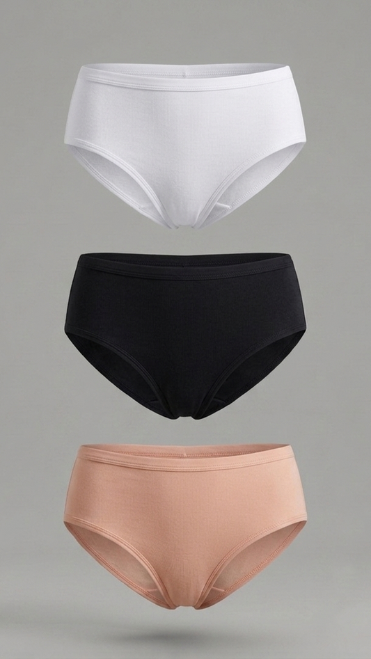 2052 - Pack x3 Panties Clásicos a la Cintura St.Efan
